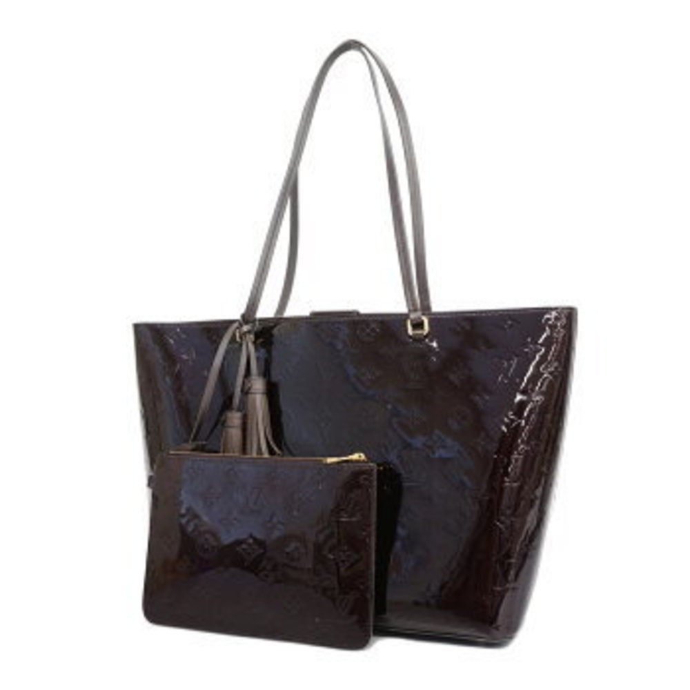 Louis Vuitton Monogram Vernis Long Beach MM Tote Bag